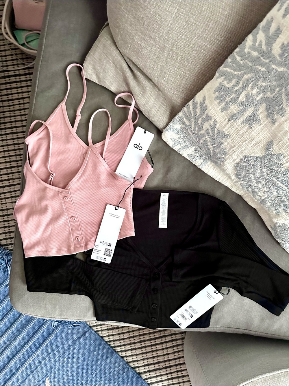 LAST ONE🍀Alo Yoga ribbed lounge set
